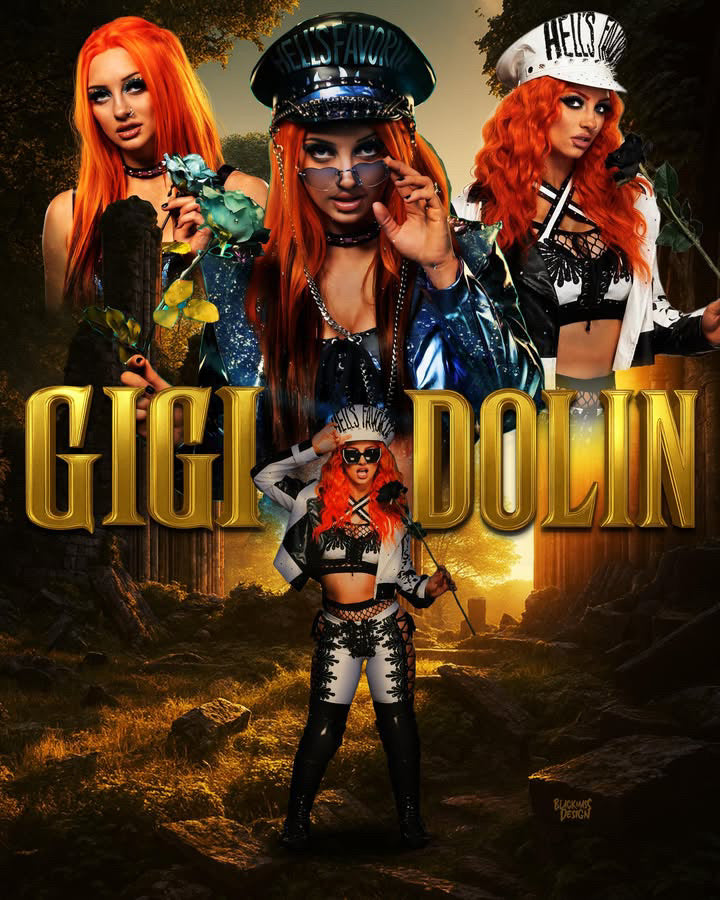 Custom Metalic Gigi Dolin 8x10 Wrestlecade Pre-Order