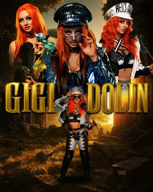 Custom Metalic Gigi Dolin 8x10 Wrestlecade Pre-Order